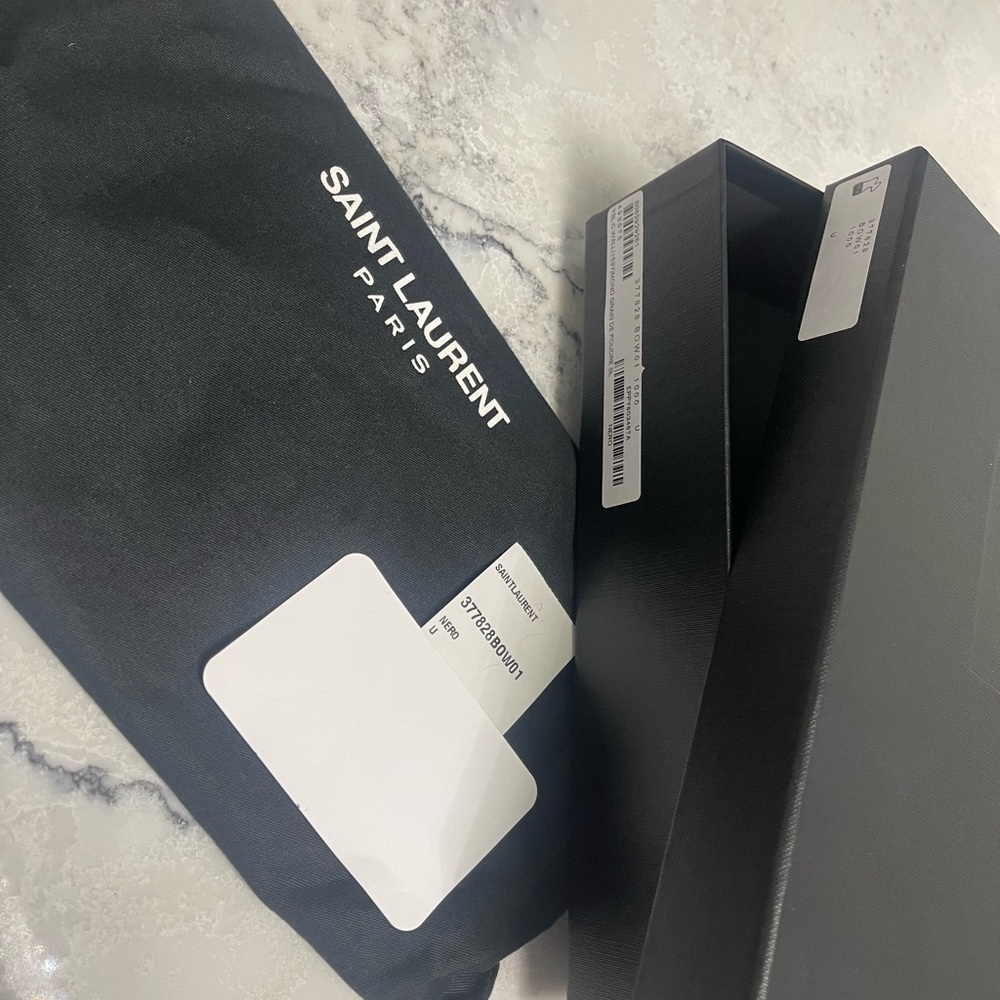 Authentic Ysl Monogram Wallet On Chain - image 2